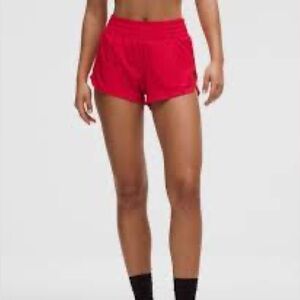 Red lululemon hotty hot